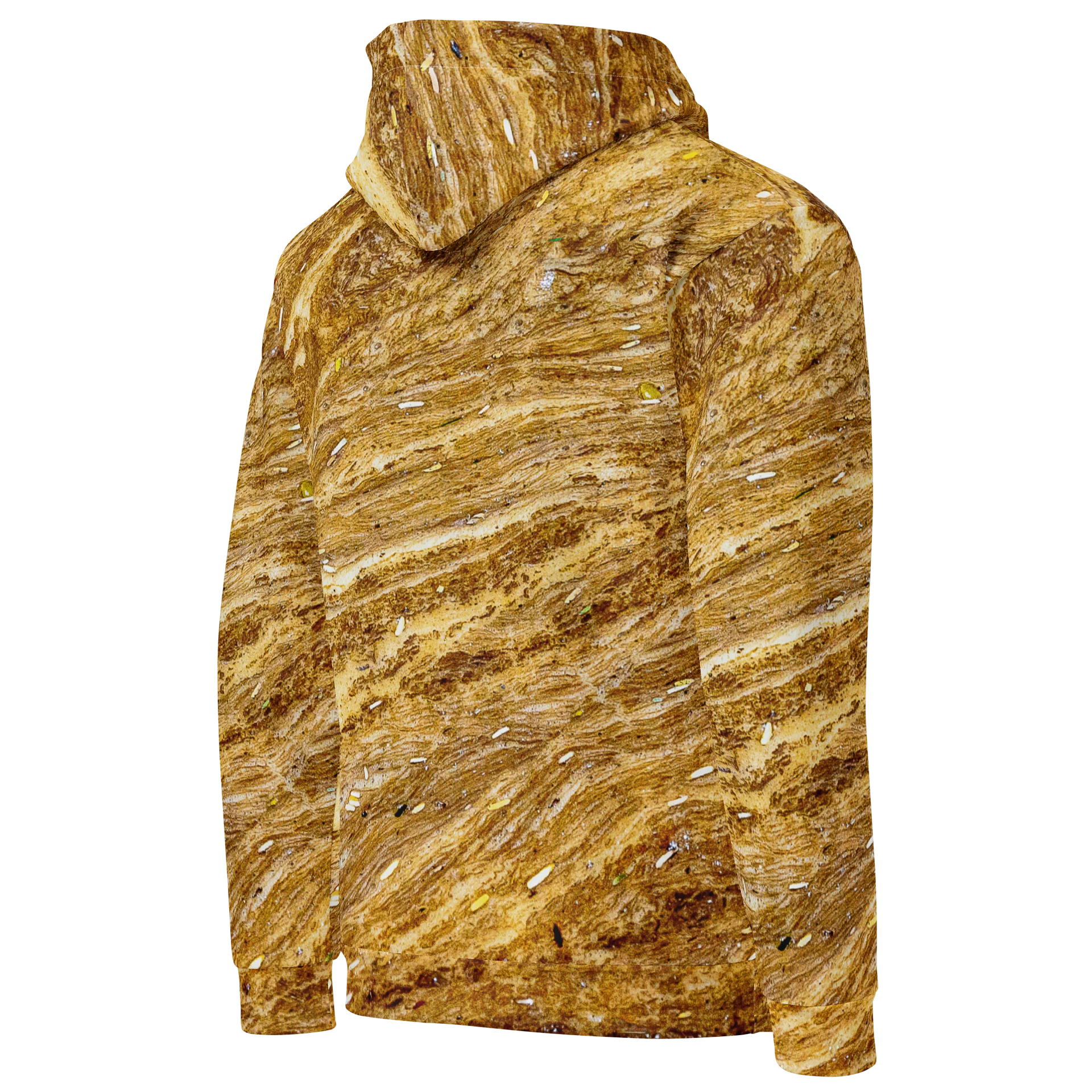 Golden Strata All-Over Print Recycled Unisex Hoodie product image (5)