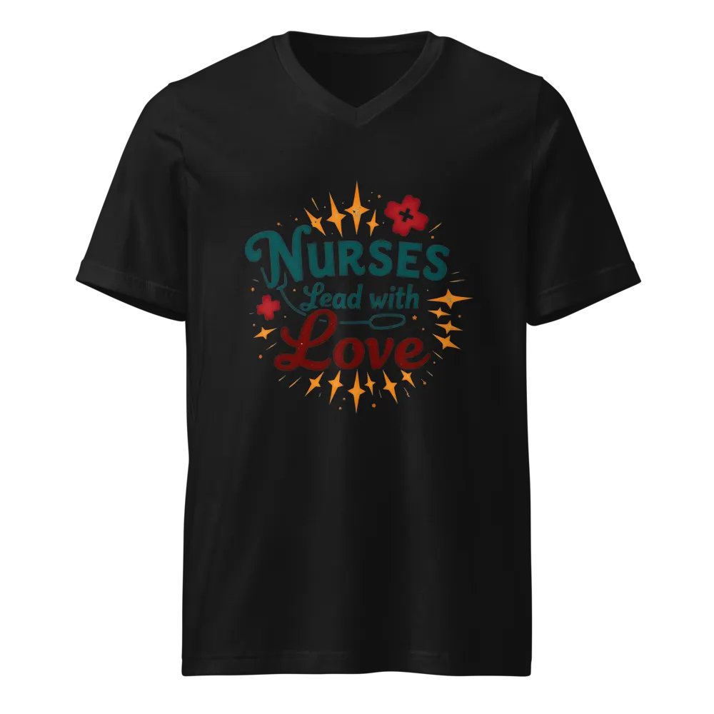 Nurse's Love V-Neck Tee product image (1)