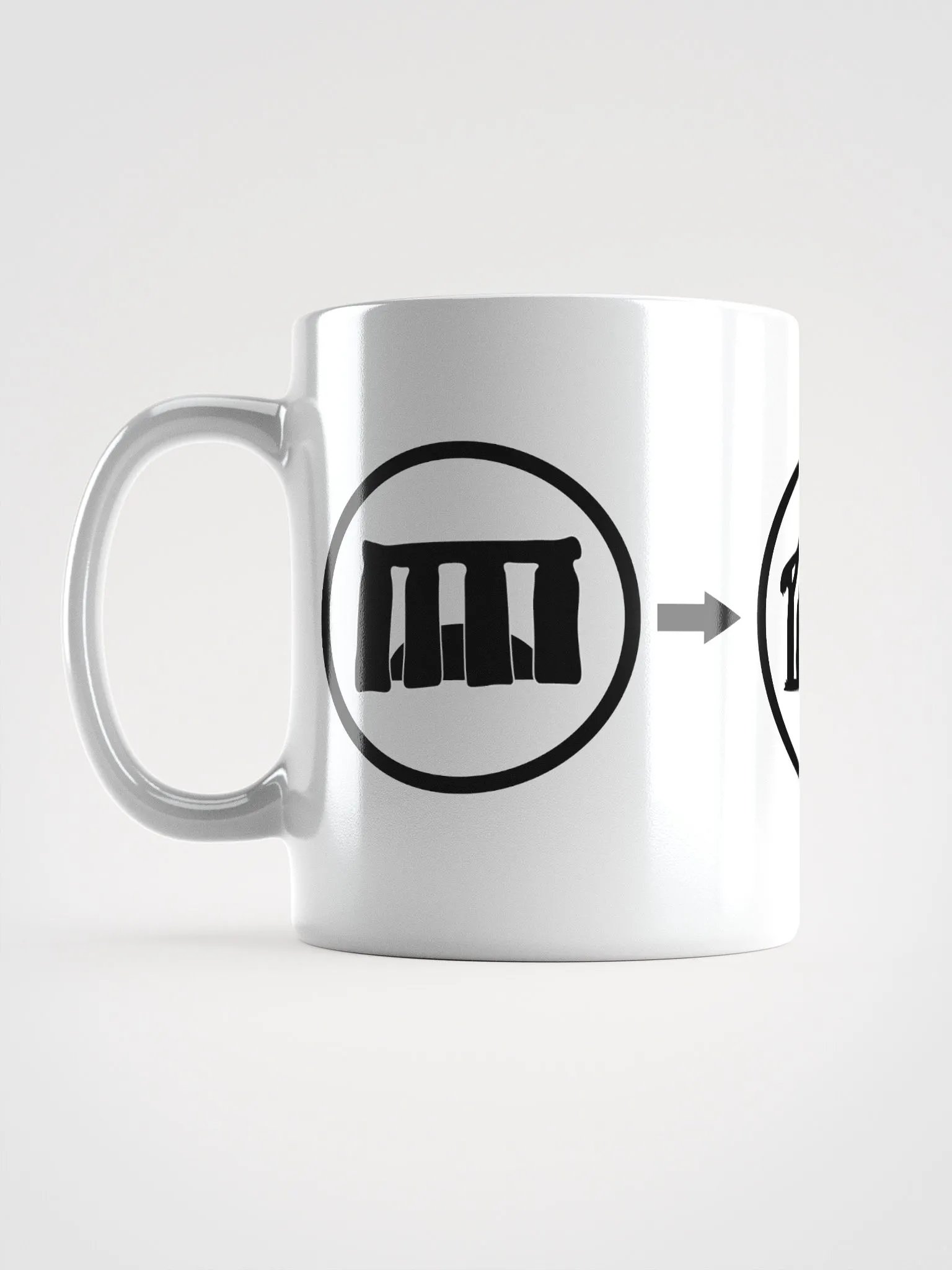 The Evolution of Christmas - White Glossy Mug product image (6)