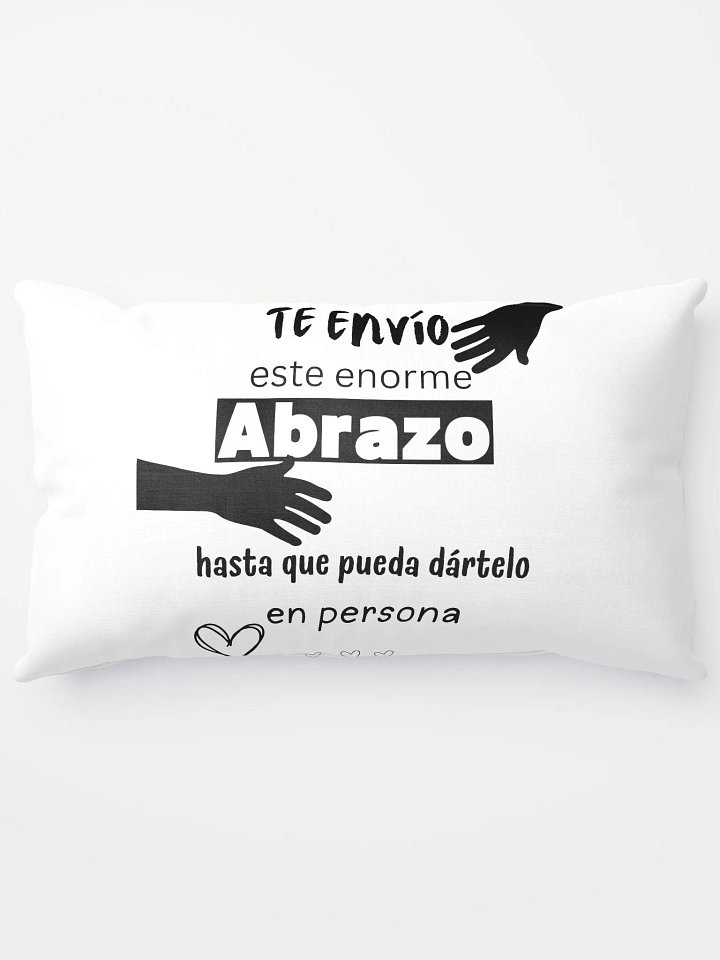 Te envio este abrazo a distancia - Regalos Virtuales para alguien especial pillow product image (1)