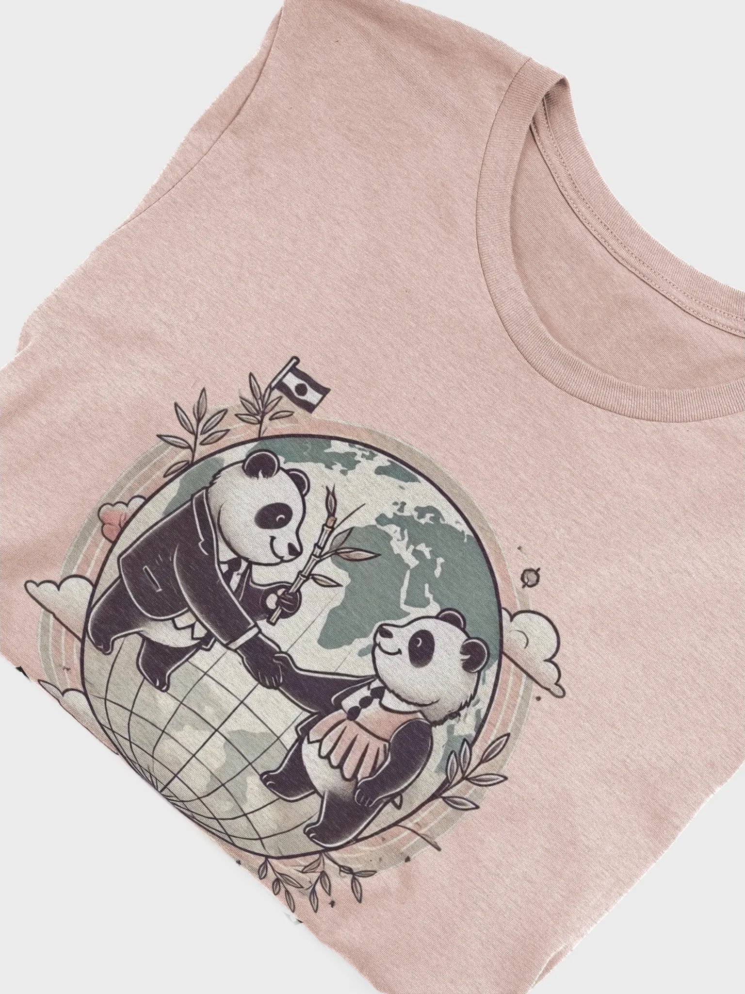 Panda Diplomacy Tee (Light Colors) product image (3)