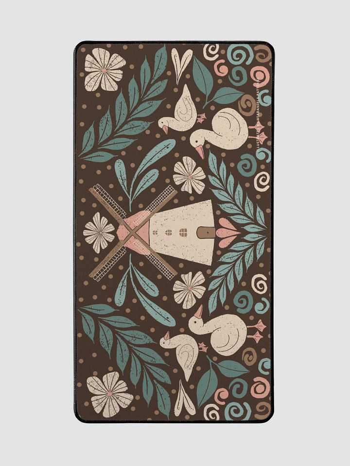 Windmill On The Hill Desk Mat product image (2)
