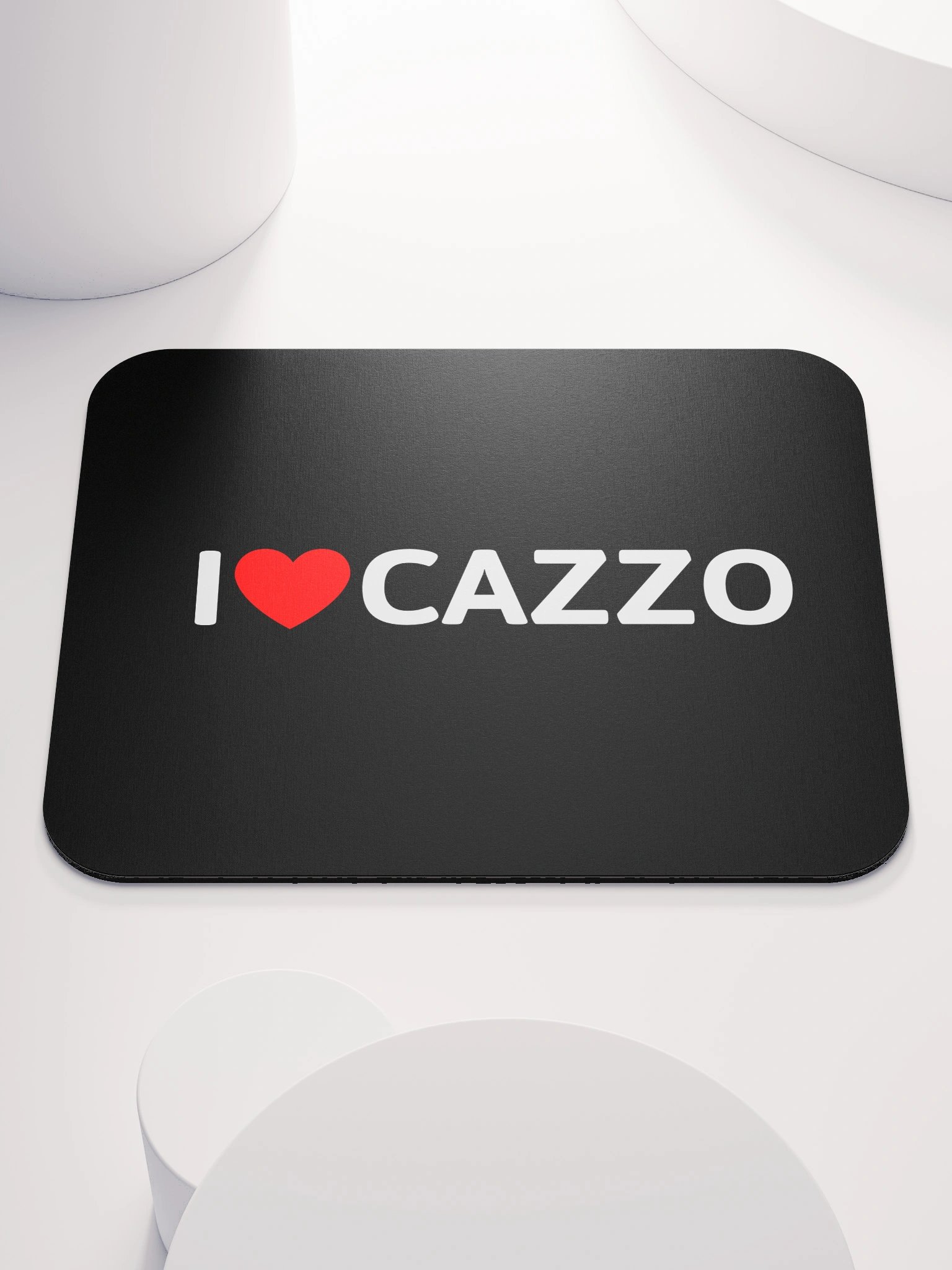 I ♥️ CAZZO mousepad product image (1)