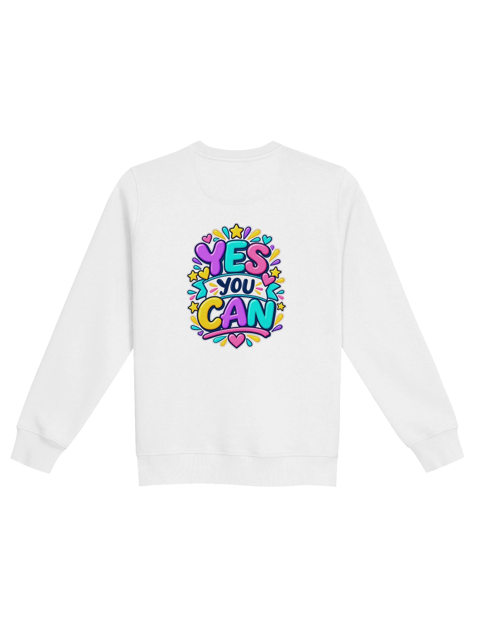 Stanley/Stella Unisex Organic Inspirational Sweatshirt - Yes You Can. product image (4)