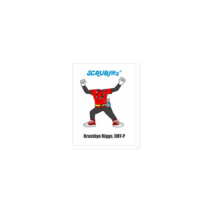 SCRUBfits™ Krashlyn Riggs, EMT-P Magnet product image (1)