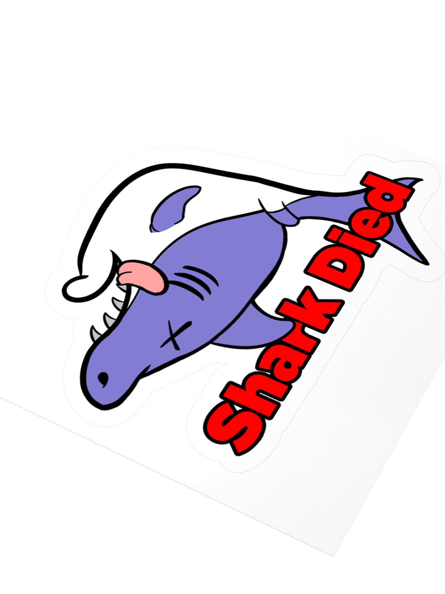 Shark Died Sticker product image (3)