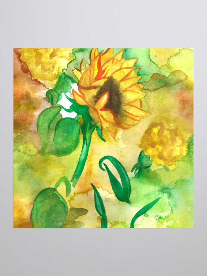 Golden Bloom Sticker product image (1)
