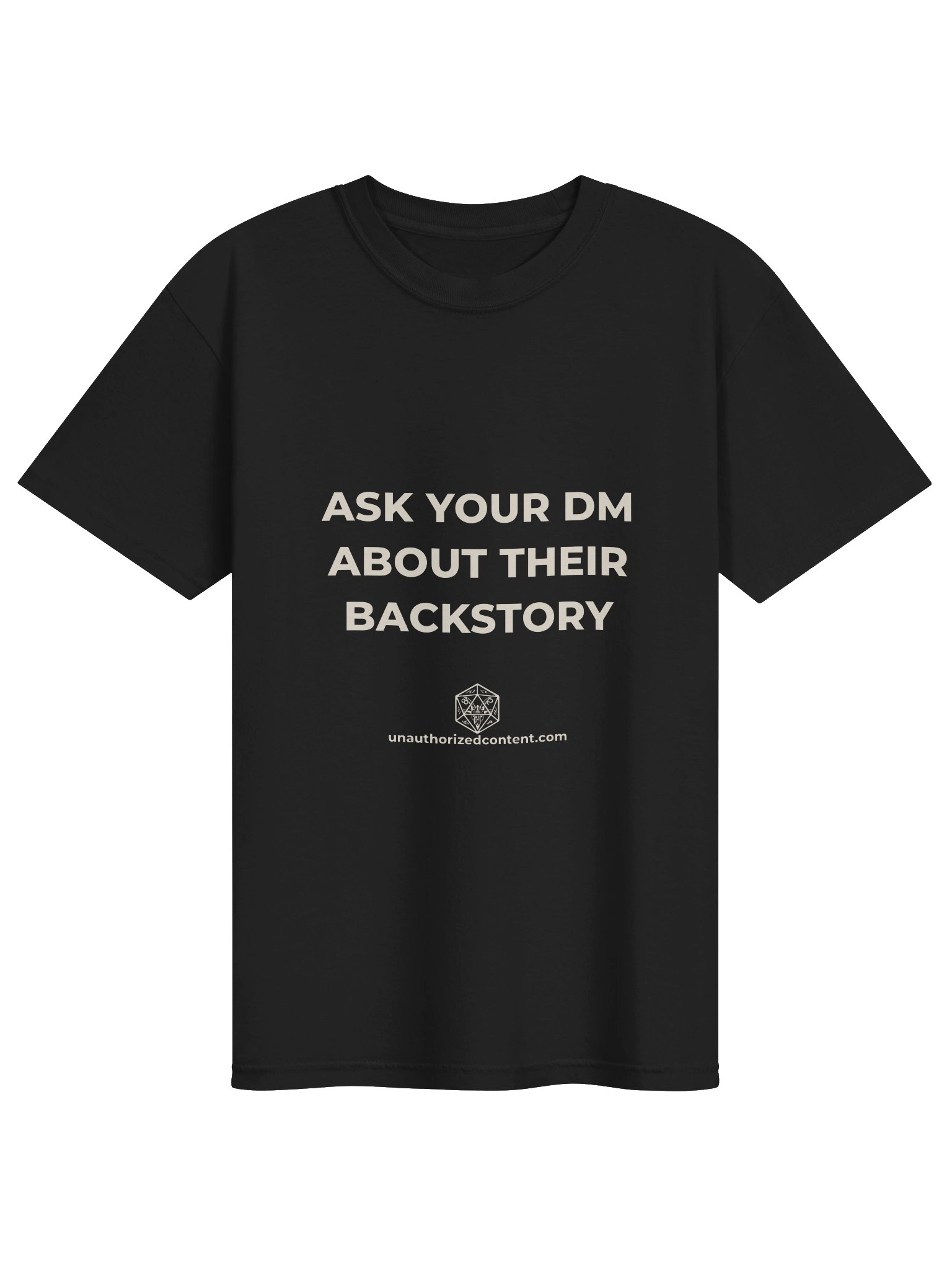 Ask Your DM About Their Backstory — Heavyweight T-Shirt product image (1)