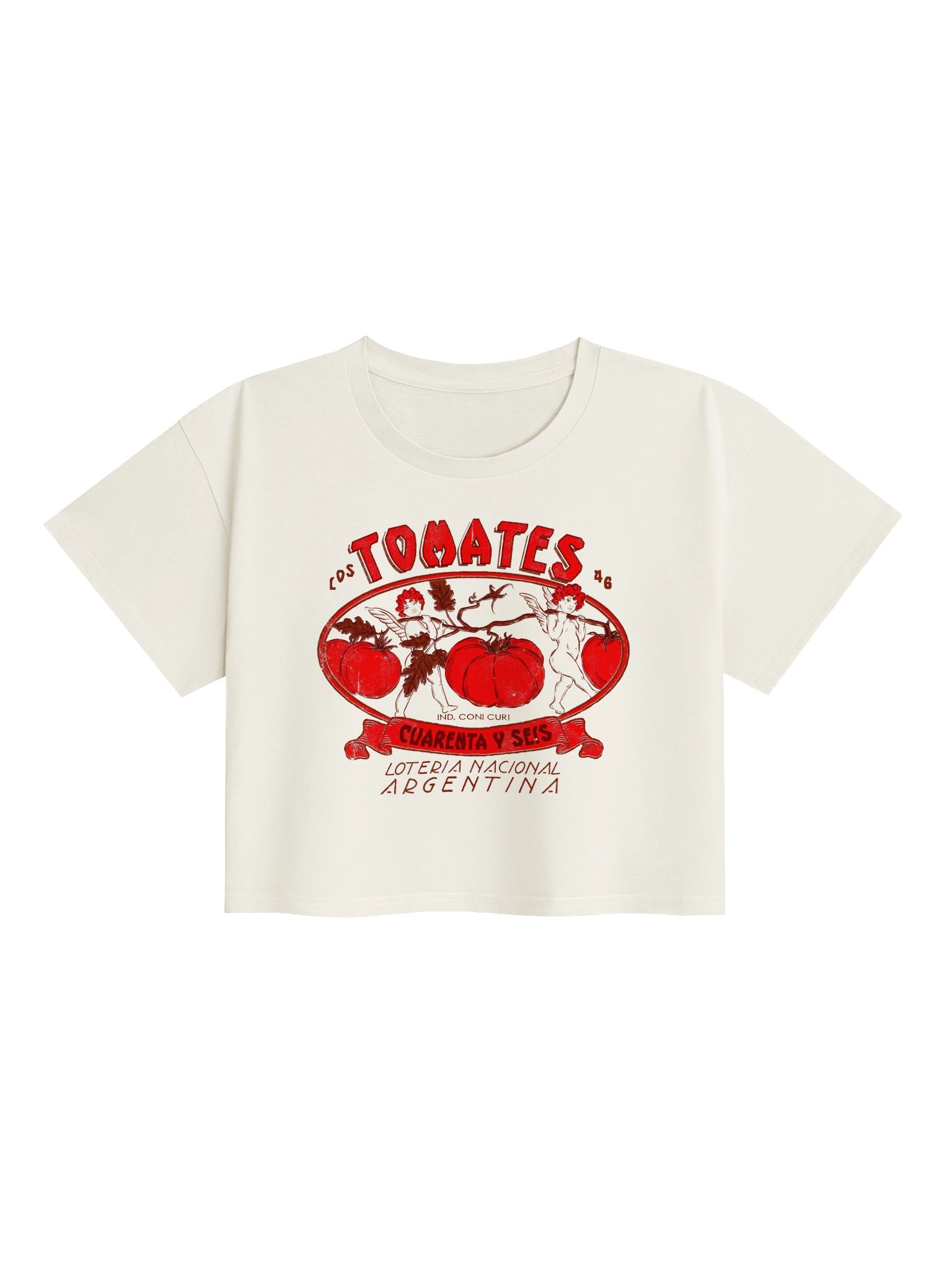 46. Los Tomates - Crop tee product image (1)
