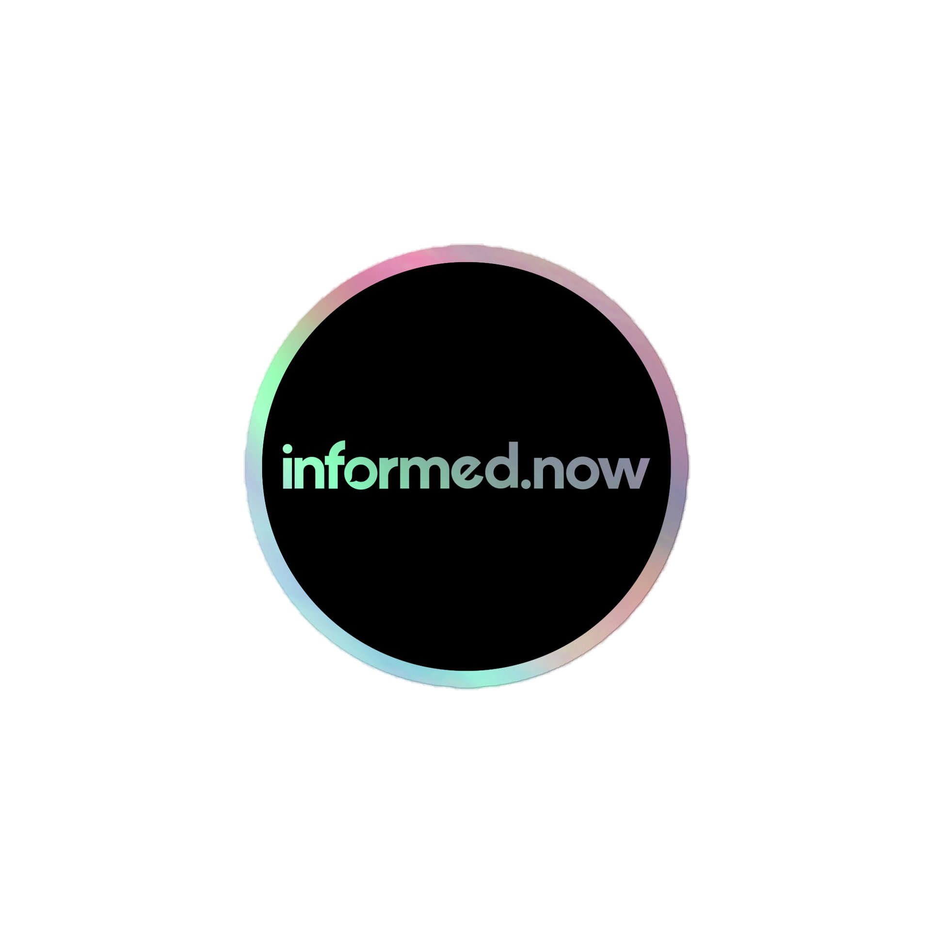 informed.now Black Sticker (Limited Edition) product image (1)