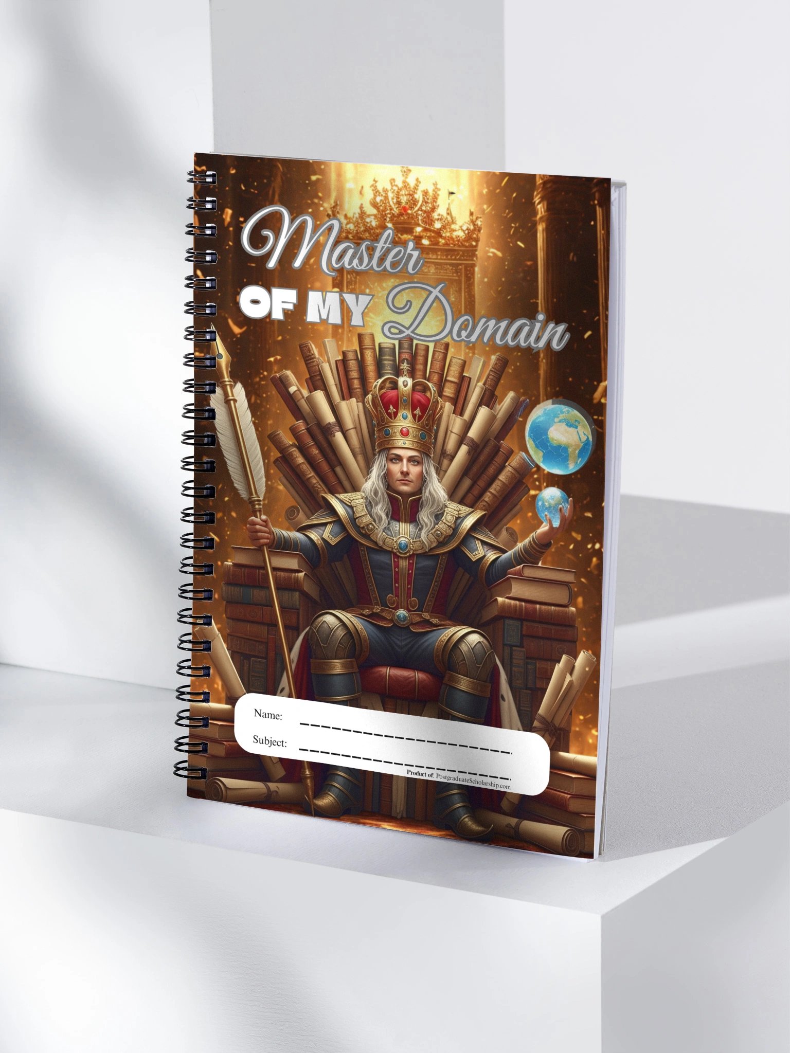 Majestic Throne Spiral Notebook product image (4)