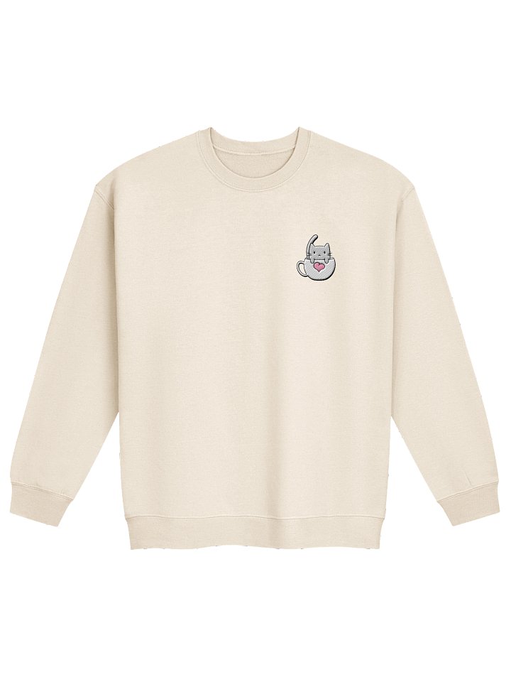 Softie's Café Logo Sweatshirt || Left sided, Embroidered product image (1)