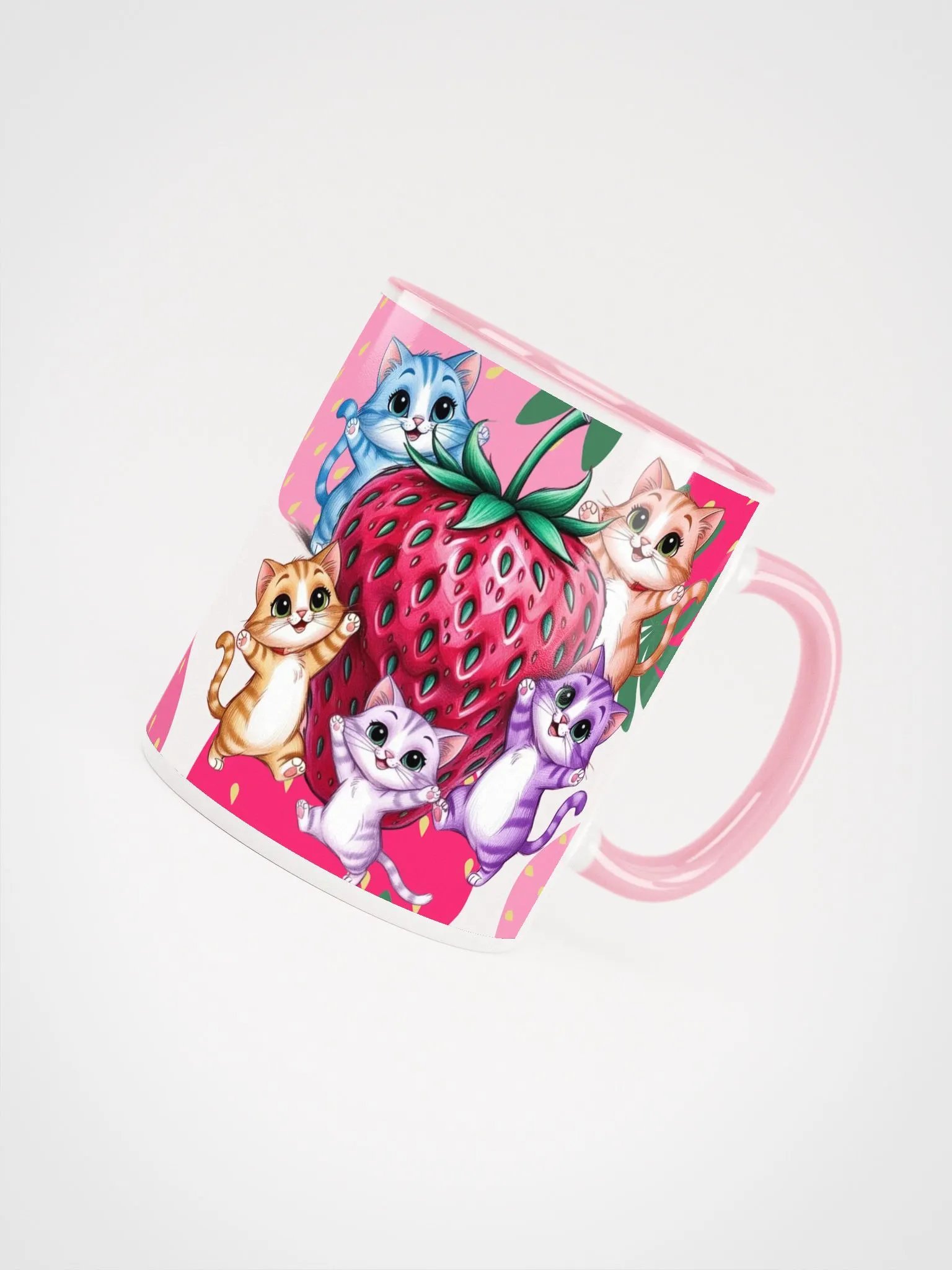 Whimsical Cat Party Ceramic Mug product image (4)