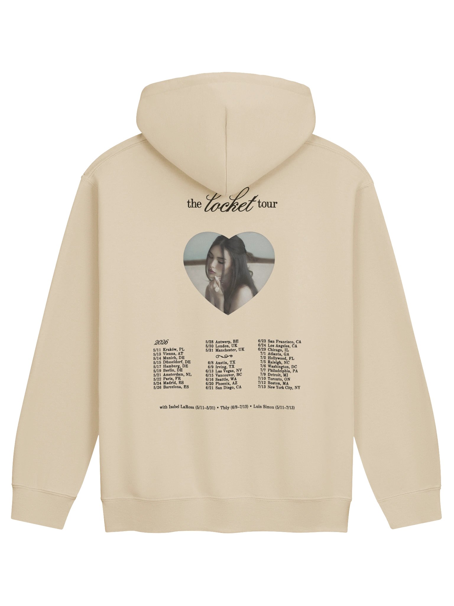 Madison Beer The Locket Tour 2026 World Tour Hoodie product image (2)