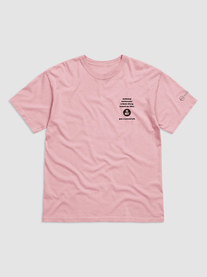 Heavyweight UX Research Slogan Tee product image (4)