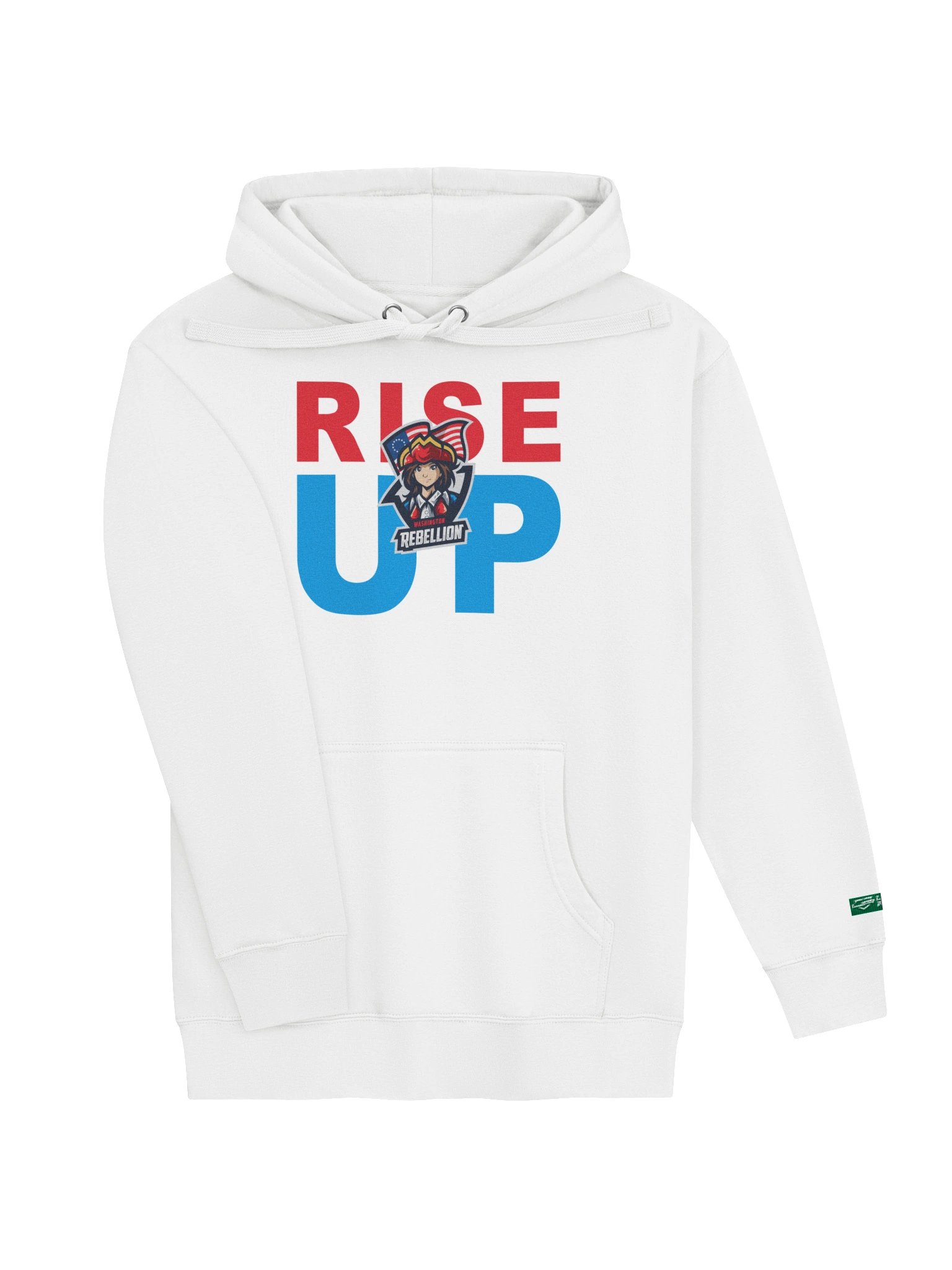 Washington Rebellion Rise Up Slogan Series Hoodie product image (3)