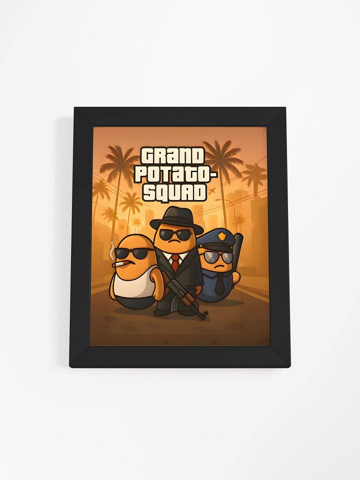 GRAND POTATO-SQUAD – Premium Poster Framed product image (1)