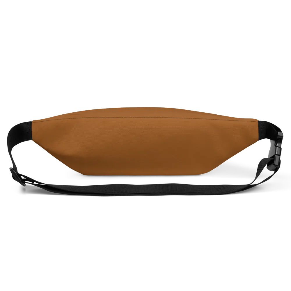 Bold Brown All-Over Print Fanny Pack product image (3)
