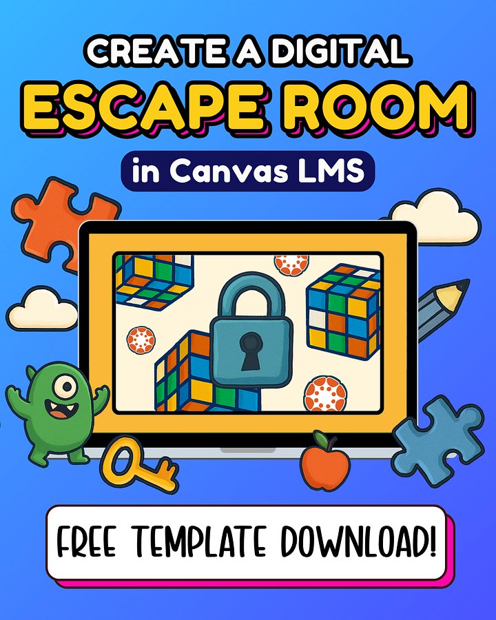 Canvas Digital Escape Room Template 🎮✨ product image (1)