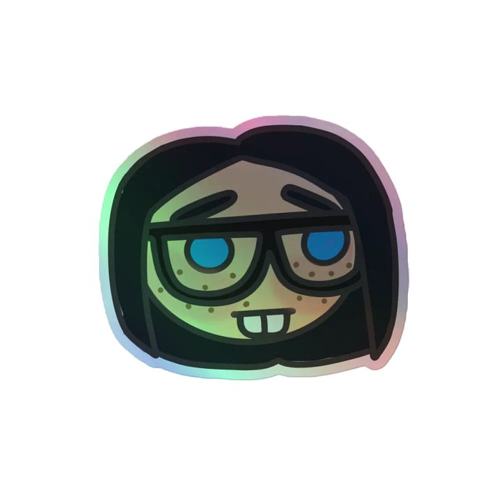 Nerd Holo Sticker product image (2)