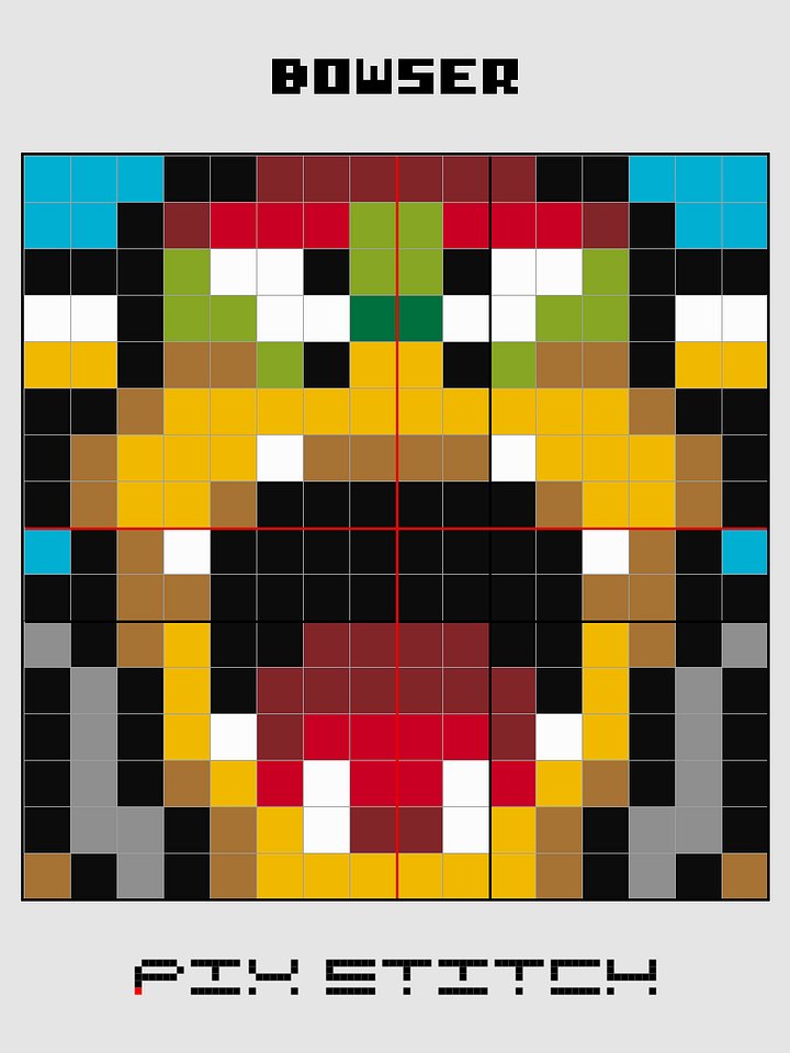 Bowser Pixel Art product image (2)