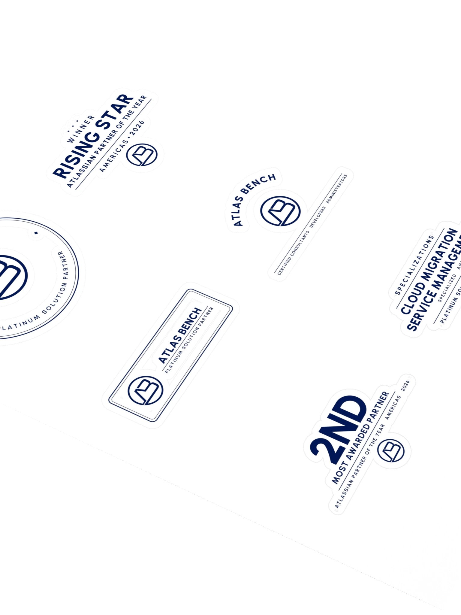 Atlas Bench Sticker Sheet product image (2)