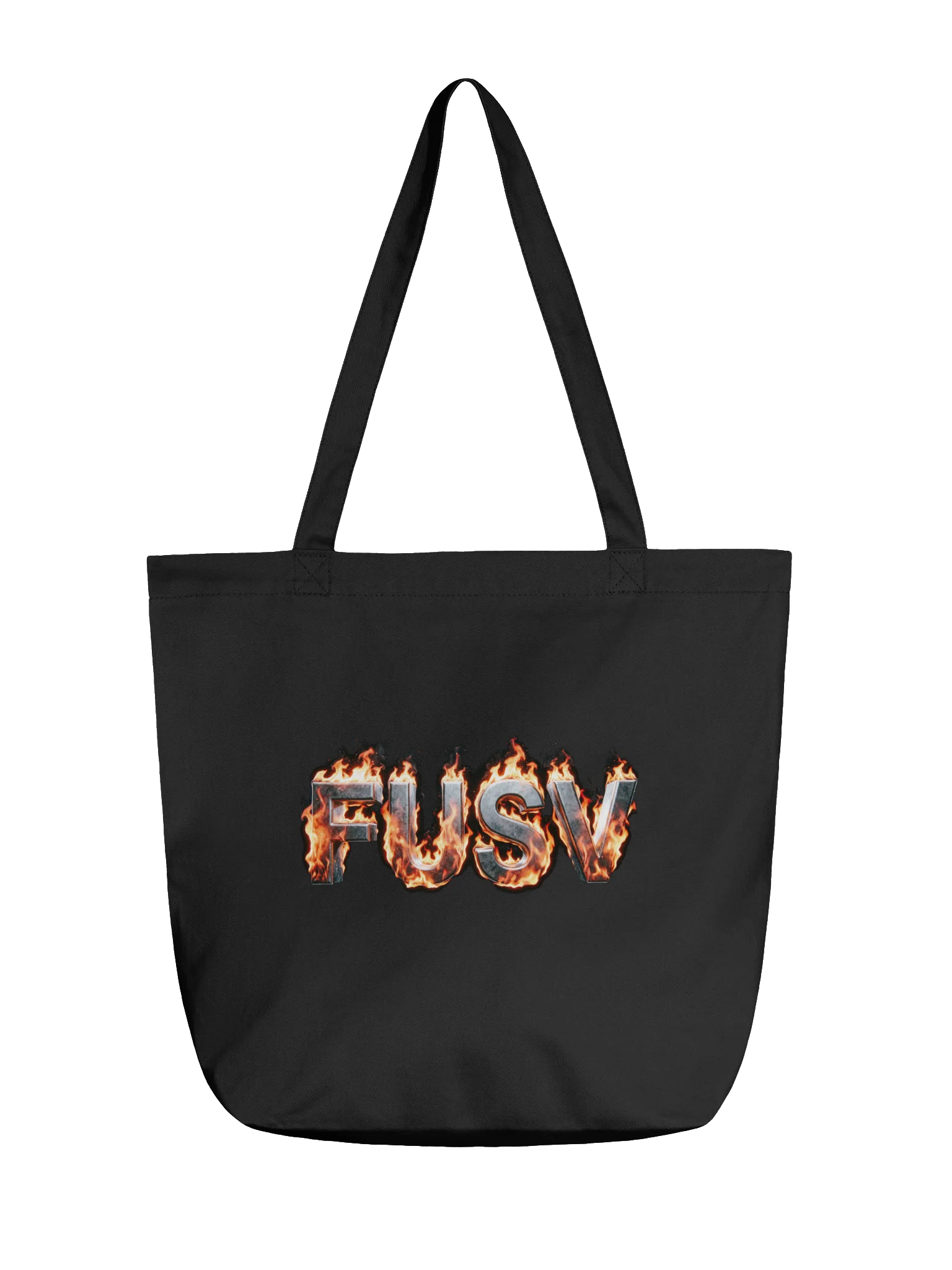 FUSV Fire Metallic Tote Bag product image (1)