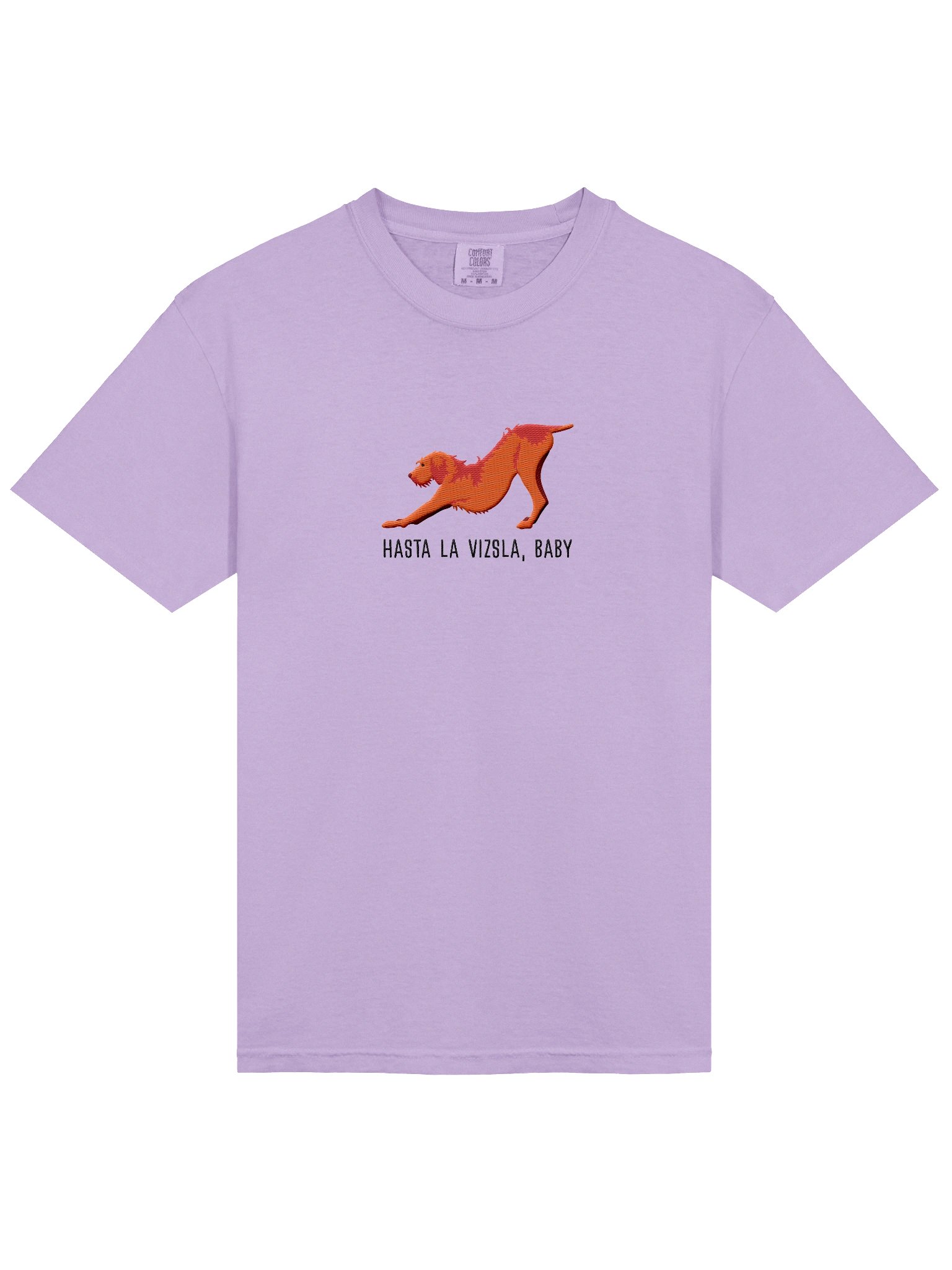 Hasta La Vizsla, Baby T-Shirt(Embroidered) of a Wirehaired Vizsla product image (6)