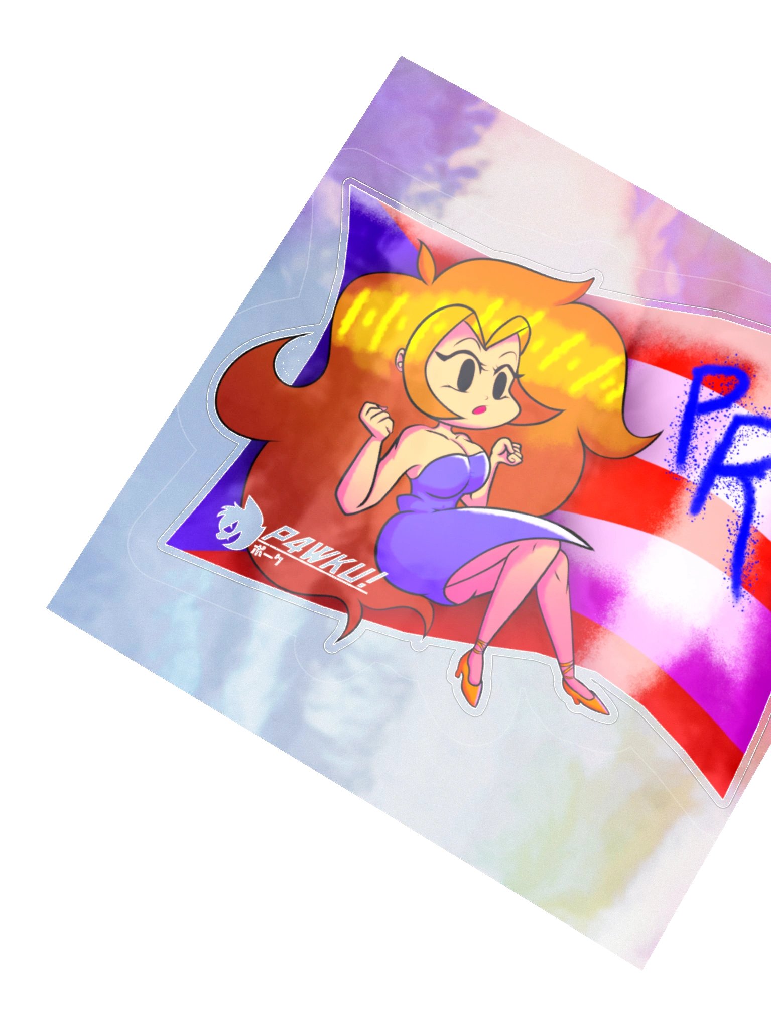 La Girlfriend Boricua - P4WKU!(Holo-sticker) product image (5)