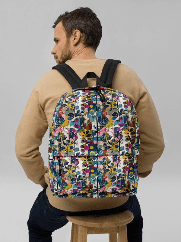 Floral Fusion All-Over Print Backpack product image (3)