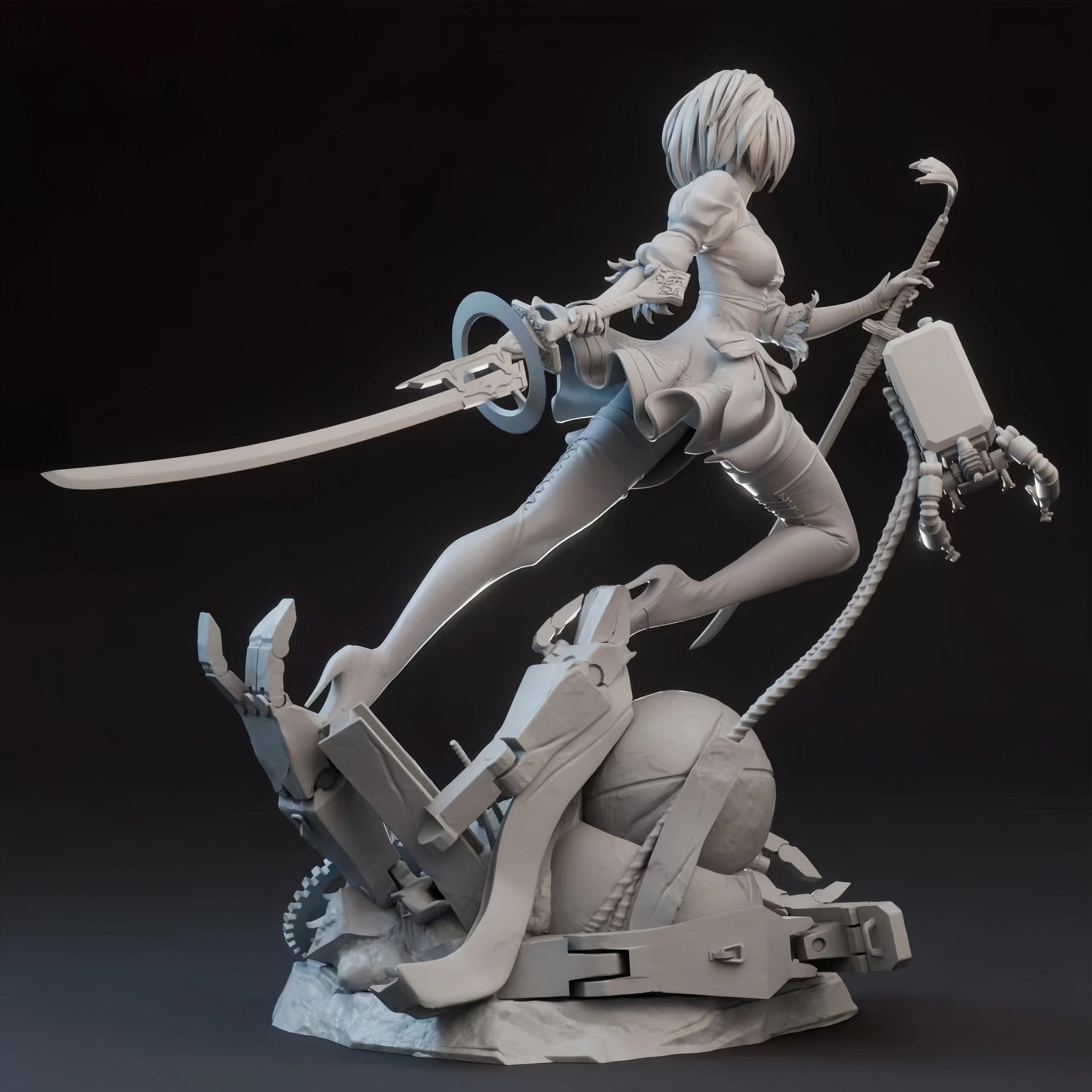 Nier Automata 2B Ver.08 STL product image (5)