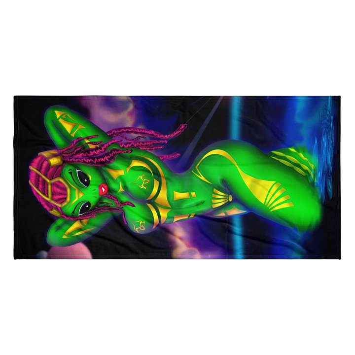 Alien Gone Wild Beach Towel product image (2)