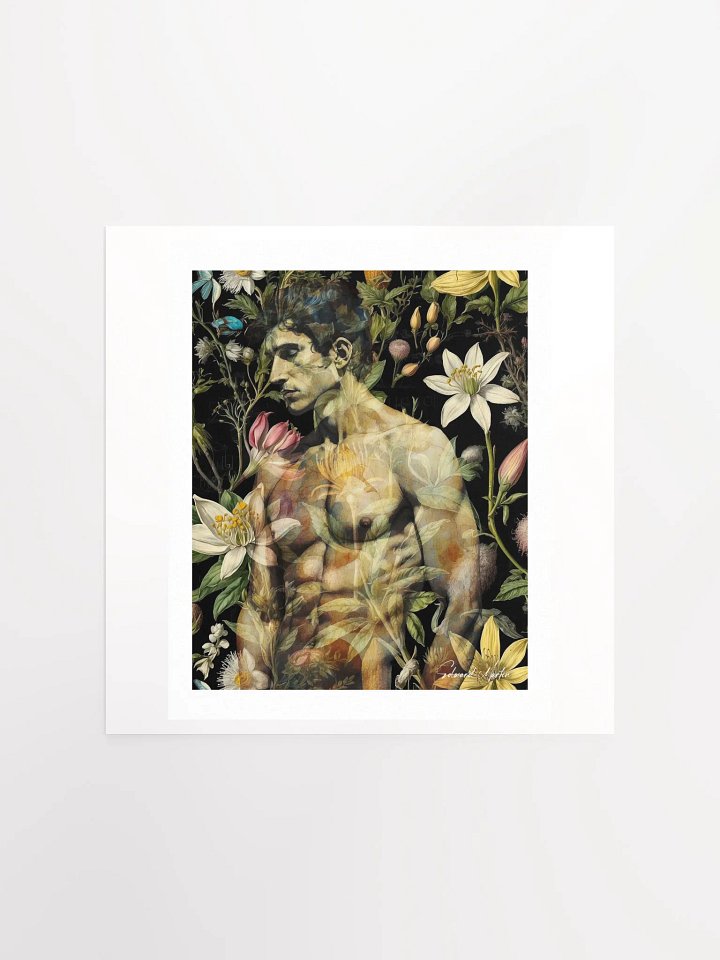 'West of Eden' by Edward Martin : Floral Fusion Matte Poster product image (2)