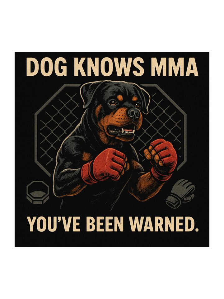 MMA Rottweiler Sticker product image (1)