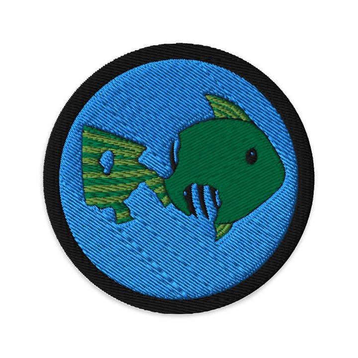 Zombeefish Embroidered Patch product image (1)