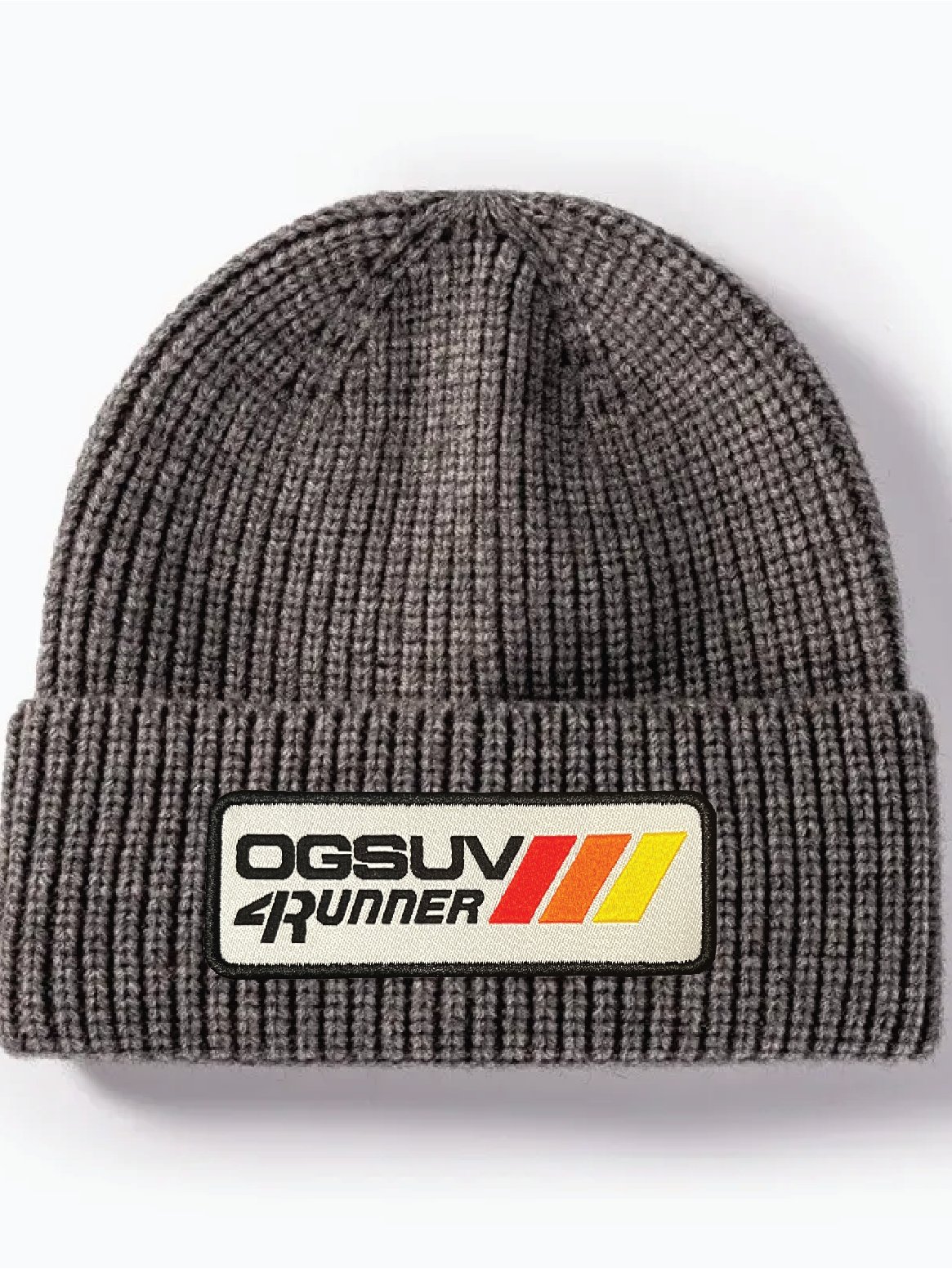 Rectangle Patch Classic Ribbed Kit Beanie product image (2)