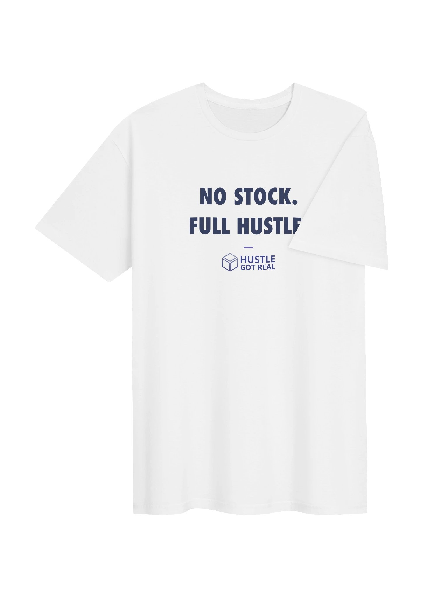 No Stock. Full Hustle. Tee — Light product image (25)