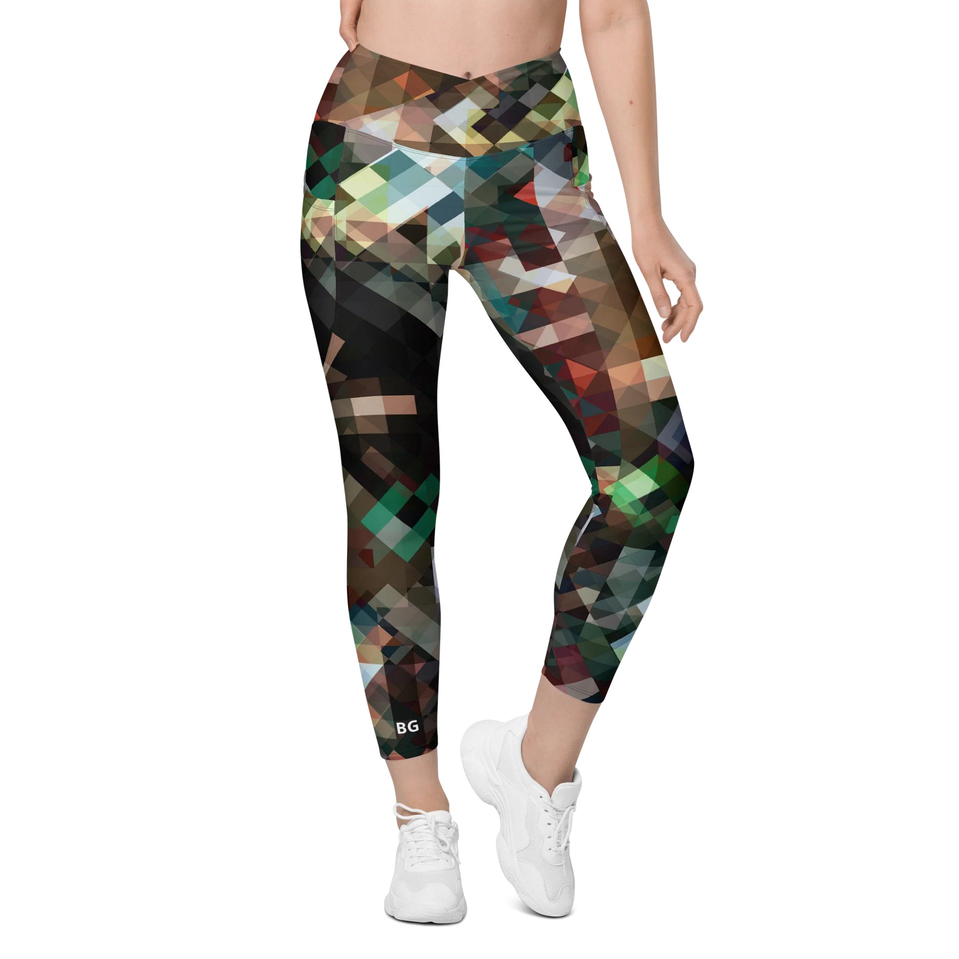 Barry Grady Abstract Crossover Leggings product image (1)