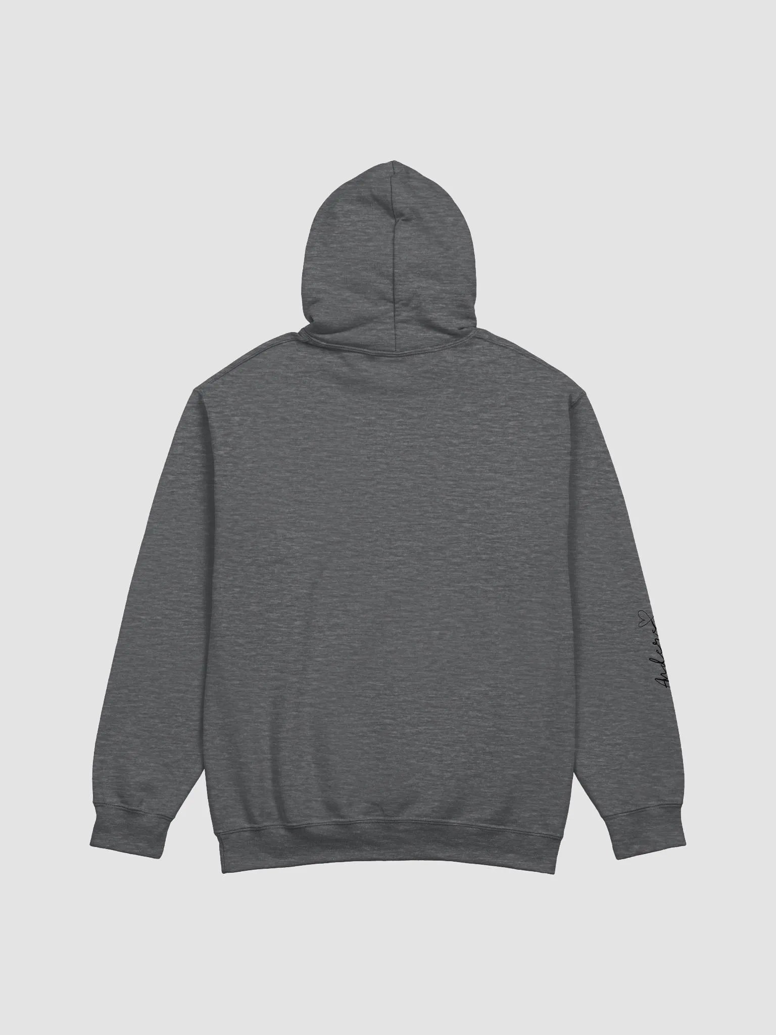 Morally Grey Hoodie Black Font - Anders product image (2)