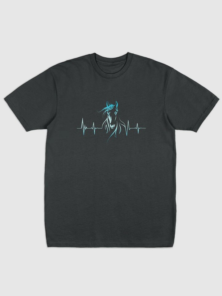 Horse Heartbeat Cotton Heritage Men's Premium Heavyweight Tee product image (1)