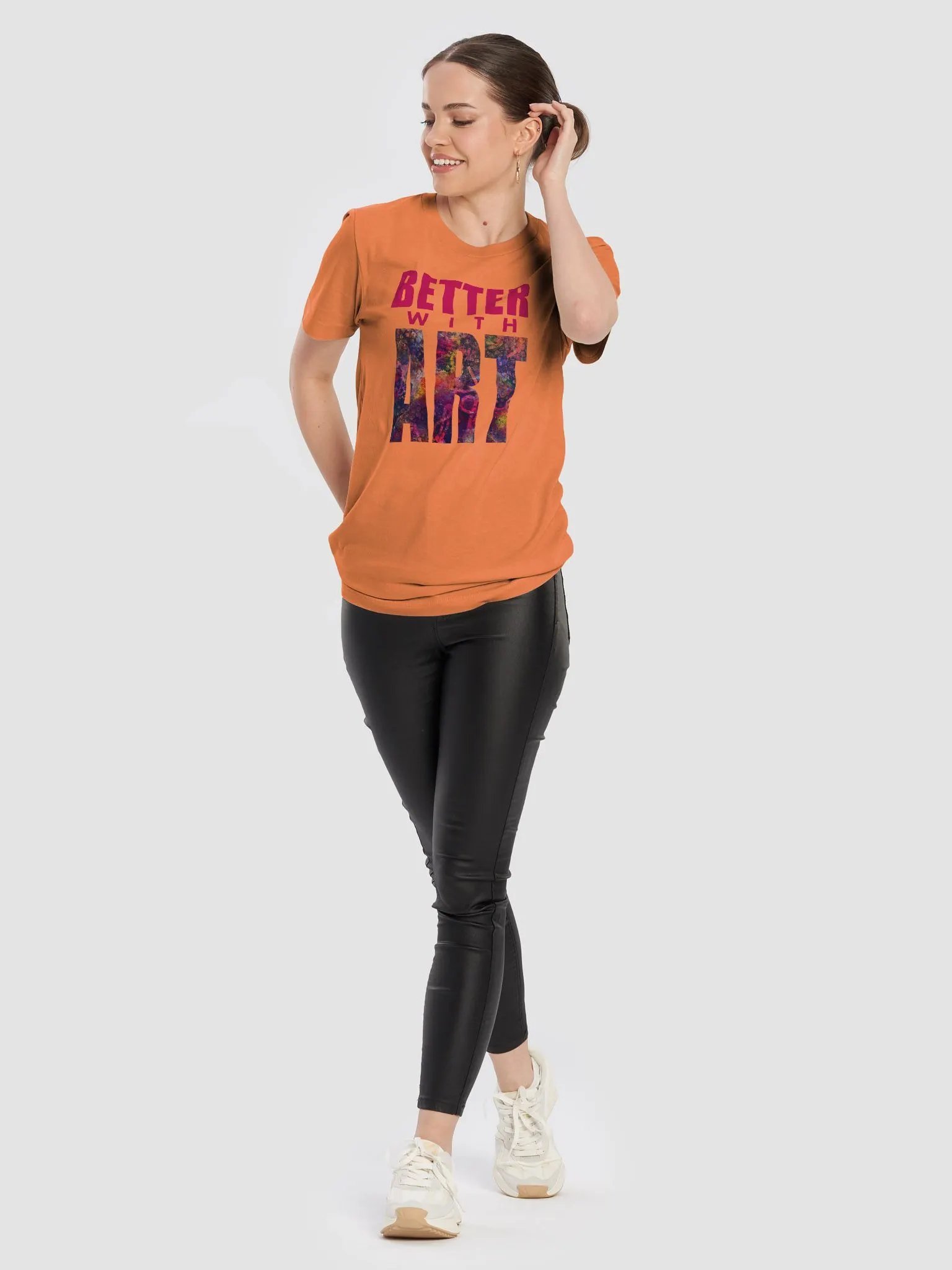 BETTER WITH ART more texture tee product image (8)