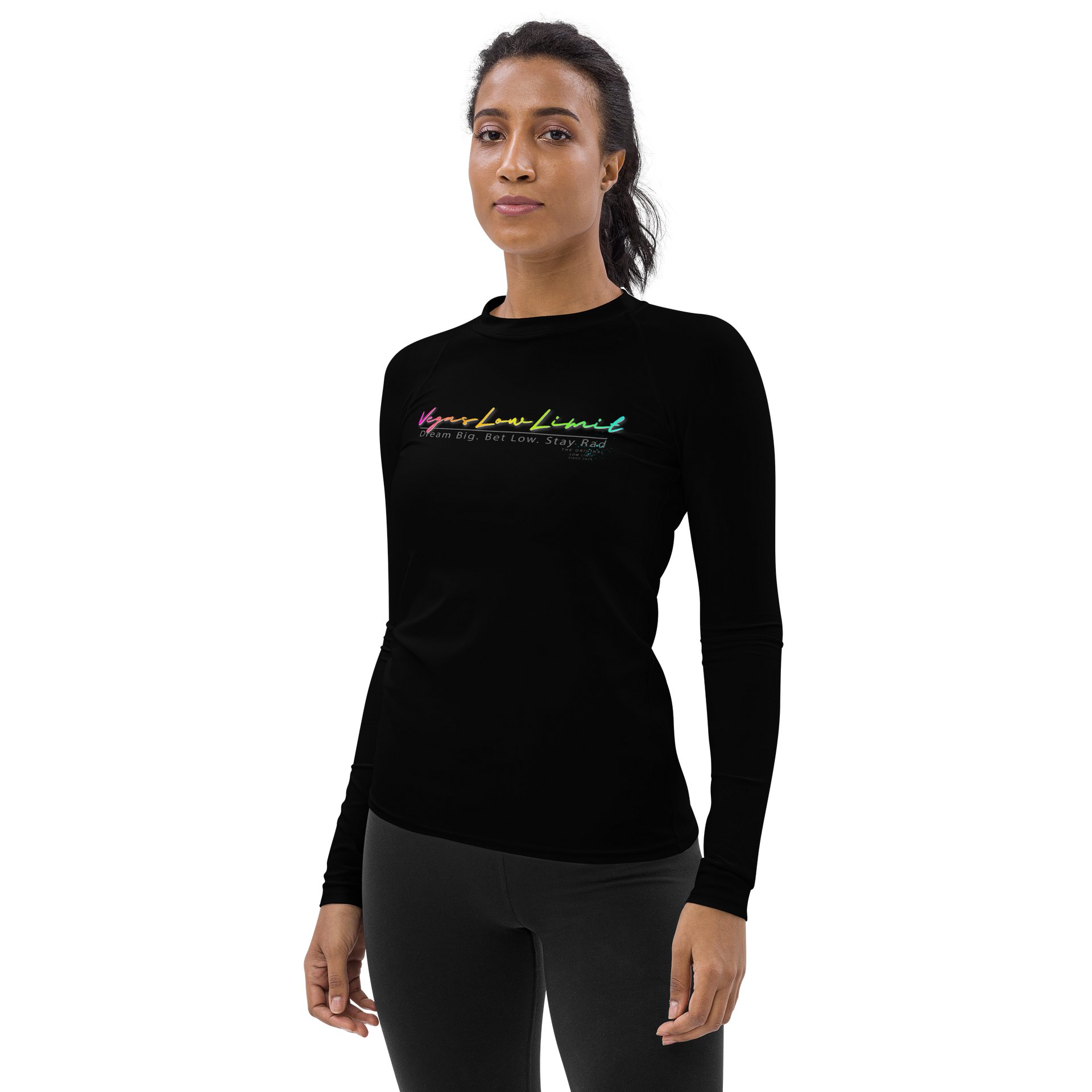 Vegas Low Limit Women's Rash Guard - Black product image (3)