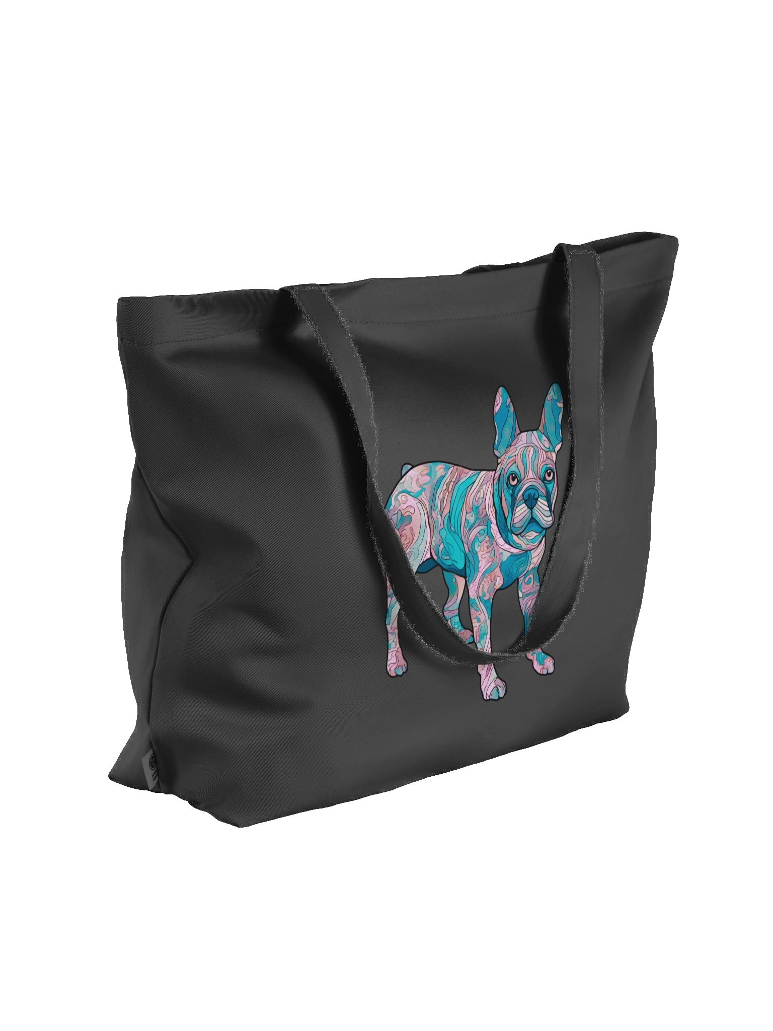 Groovy Frenchie #2 - Eco-conscious Organic Cotton Tote product image (5)