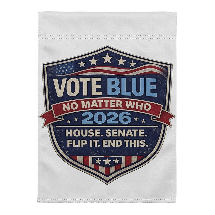 Vote Blue 2026 Garden Flag product image (1)