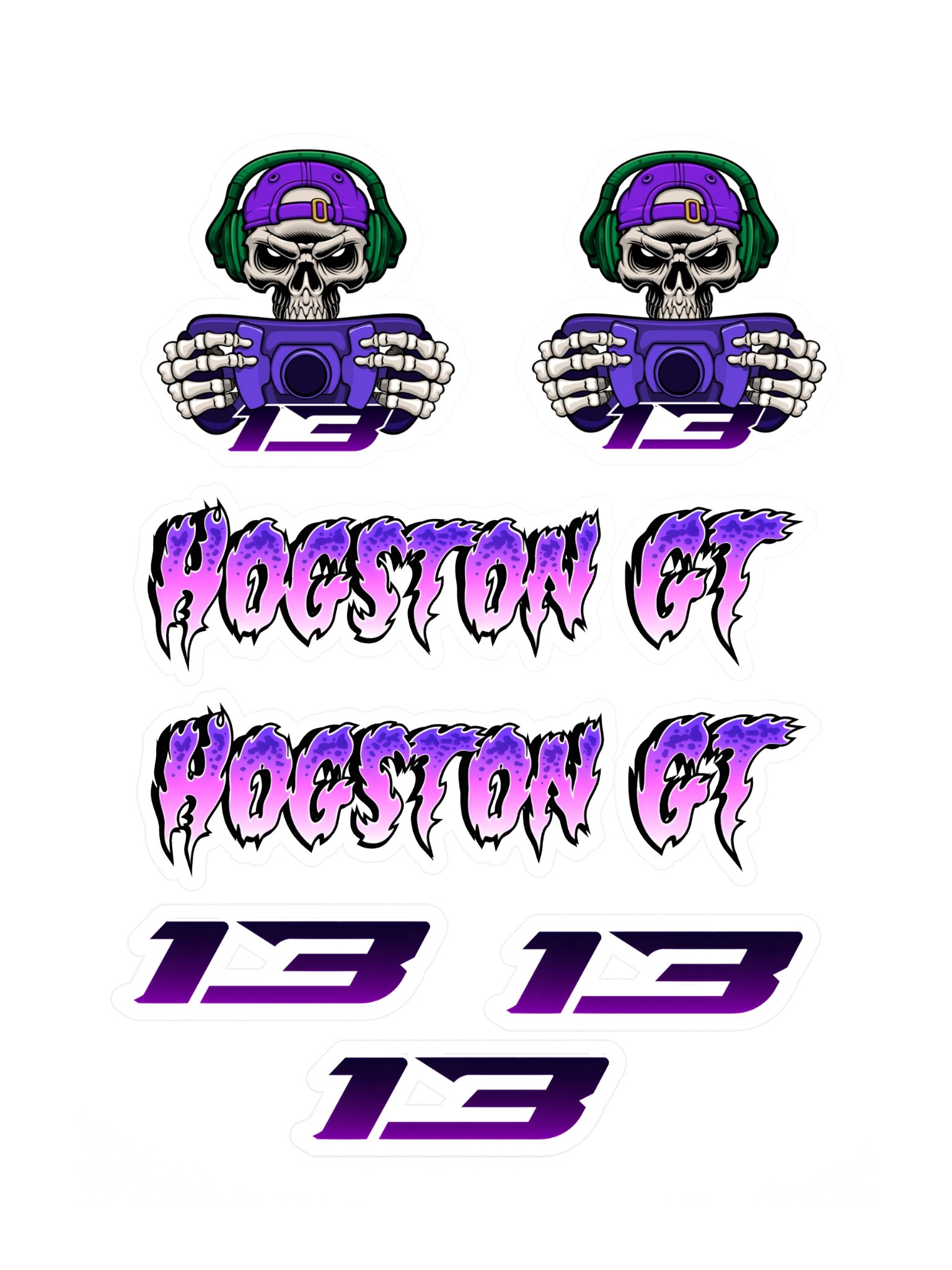 Hogston GT Stickers product image (3)
