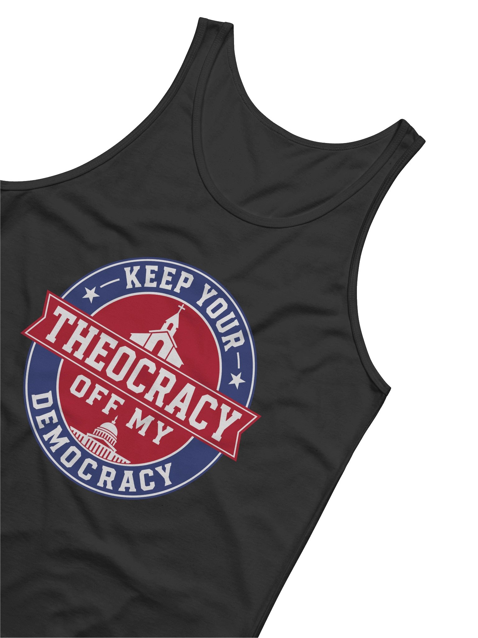 Keep Your Theocracy Off My Democracy - Men’s Tank Top product image (4)