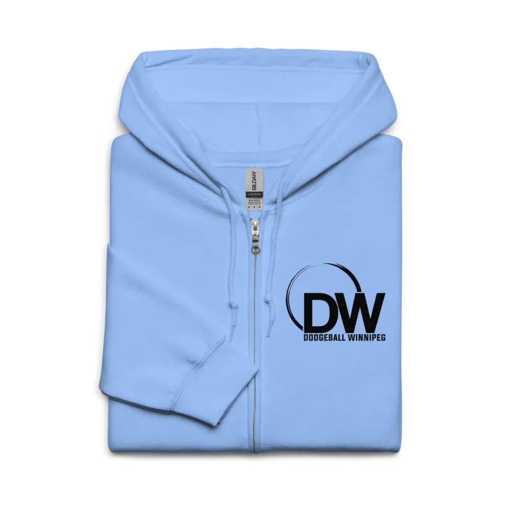 Dodgeball Winnipeg Zip-Up Hoodie (Dark) product image (4)