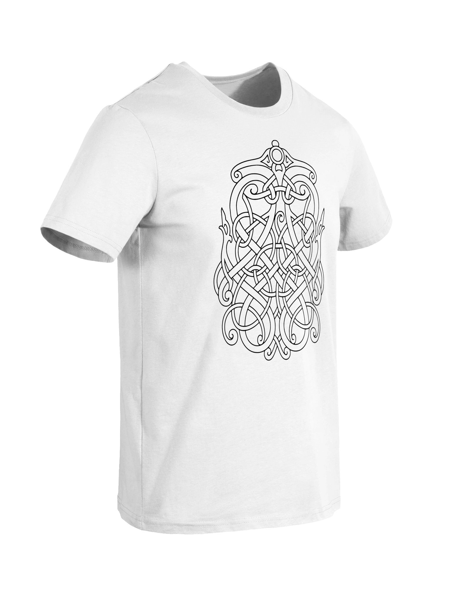 Grafika inspirowana kamieniem runicznym ze Szwecji - koszulka unisex z bawełny organicznej product image (11)