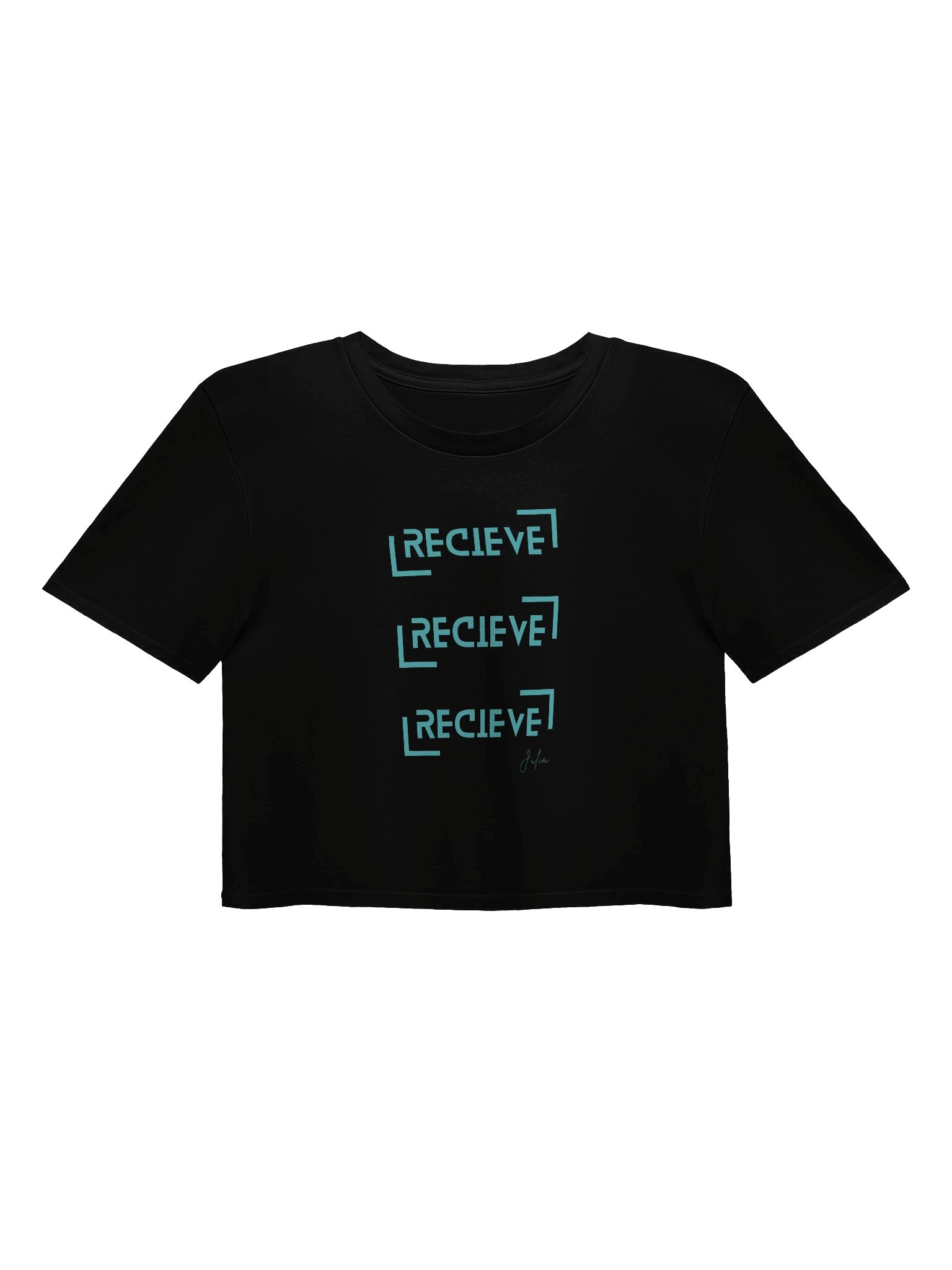 Receive Receive Recieve - Julia Cropped T-shirt product image (1)