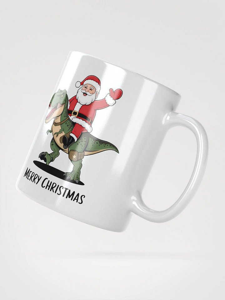 Santa on a Dino Mug product image (2)